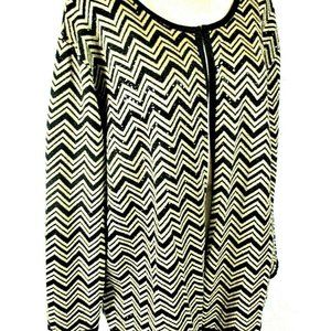 August Max womens 2X gold METALLIC sweater G)E1MT